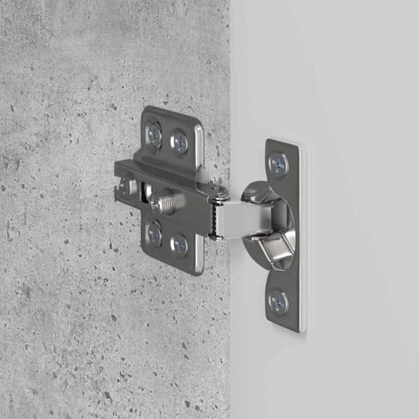 TV-Wandschrank 2 pcs Beton Grau 59,5 x 31 x 40 cm Holzwerkstoff