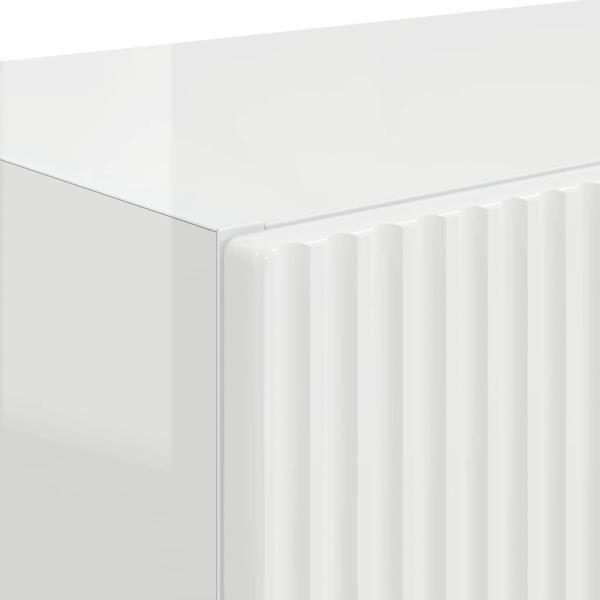 TV-Wandschrank Hochglanz Weiß 59,5 x 31 x 40 cm Holzwerkstoff