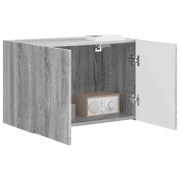 TV-Wandschrank Graues Sonoma 59,5 x 31 x 40 cm Holzwerkstoff