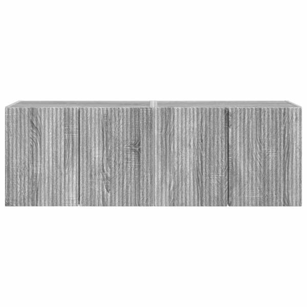 TV-Wandschrank 2 pcs Graues Sonoma 59,5 x 31 x 40 cm