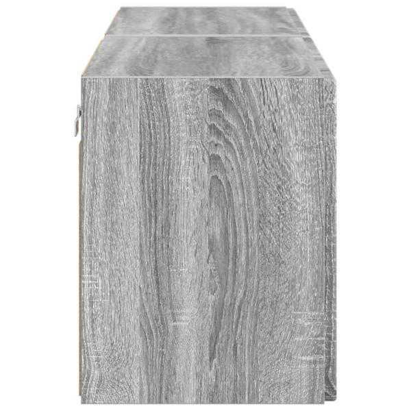TV-Wandschrank 2 pcs Graues Sonoma 59,5 x 31 x 40 cm