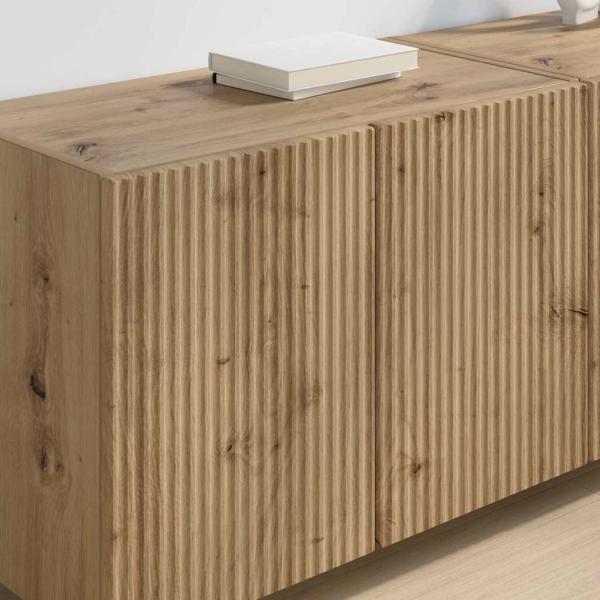 TV-Wandschrank 2 pcs Artisan-Eiche 59,5 x 31 x 40 cm