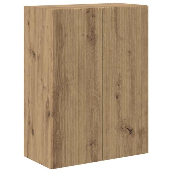 TV-Wandschrank Weiß 59,5 x 31 x 60 cm Holzwerkstoff