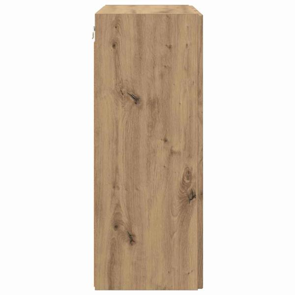 TV-Wandschrank Weiß 59,5 x 31 x 60 cm Holzwerkstoff