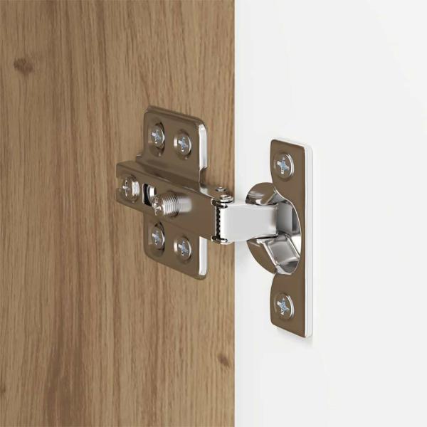 TV-Wandschrank Weiß 59,5 x 31 x 60 cm Holzwerkstoff