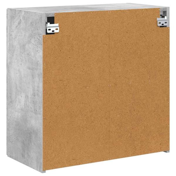 TV-Wandschrank Beton Grau 59,5 x 31 x 60 cm Holzwerkstoff