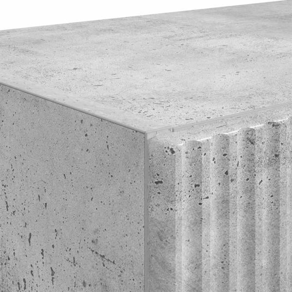 TV-Wandschrank Beton Grau 59,5 x 31 x 60 cm Holzwerkstoff