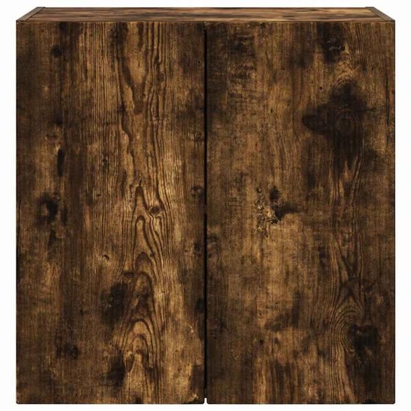 TV-Wandschrank Wandmontiert Geräucherte Eiche 59,5 x 31 x 60 cm