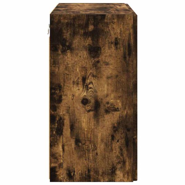 TV-Wandschrank Wandmontiert Geräucherte Eiche 59,5 x 31 x 60 cm