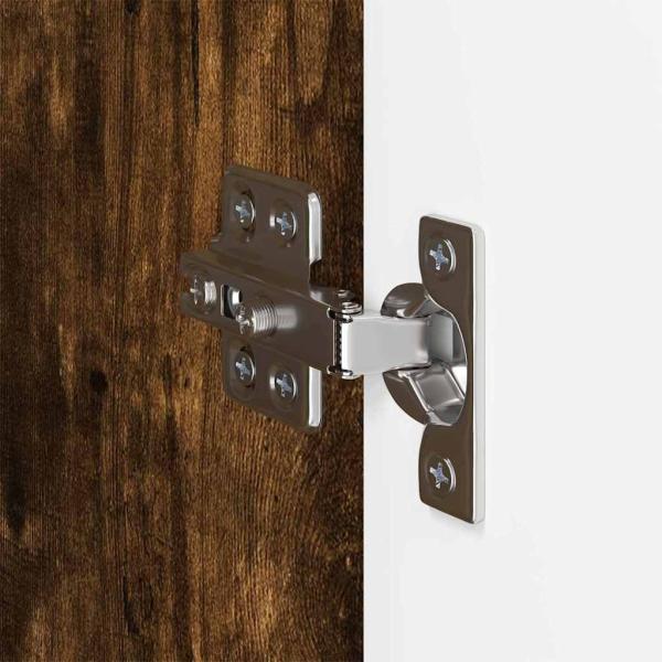 TV-Wandschrank Wandmontiert Geräucherte Eiche 59,5 x 31 x 60 cm