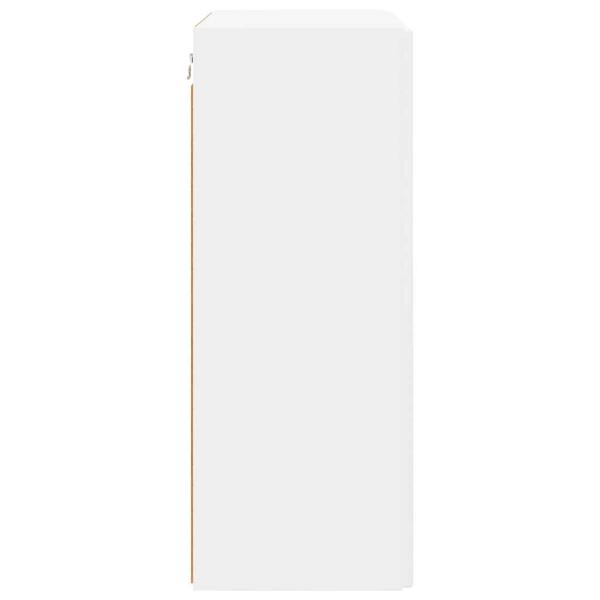 TV-Wandschrank Weiß 59,5 x 31 x 80 cm Holzwerkstoff