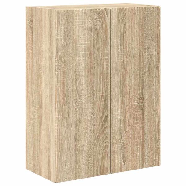 TV-Wandschrank Sonoma-Eiche 59,5 x 31 x 80 cm Holzwerkstoff