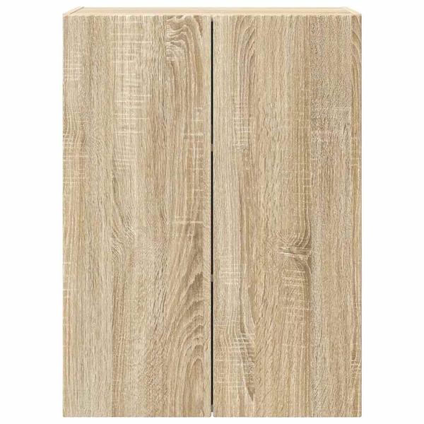TV-Wandschrank Sonoma-Eiche 59,5 x 31 x 80 cm Holzwerkstoff