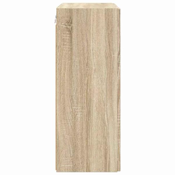 TV-Wandschrank Sonoma-Eiche 59,5 x 31 x 80 cm Holzwerkstoff