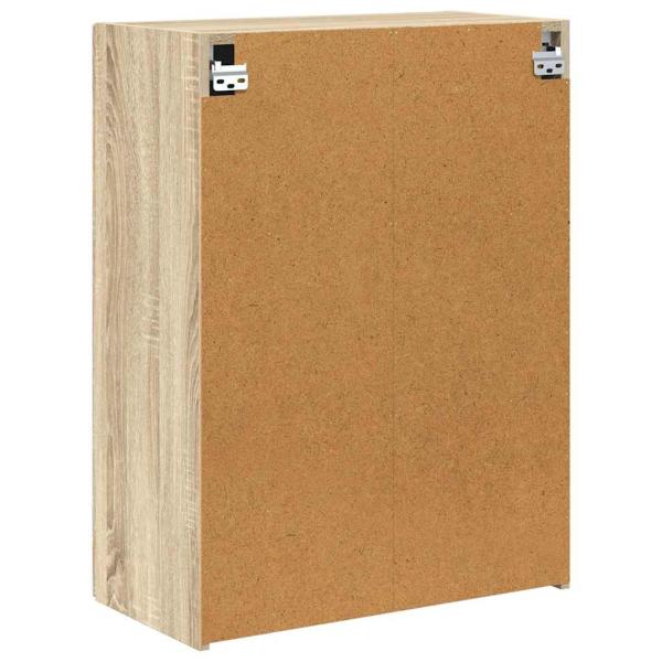 TV-Wandschrank Sonoma-Eiche 59,5 x 31 x 80 cm Holzwerkstoff