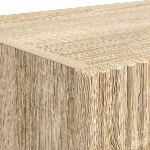 TV-Wandschrank Sonoma-Eiche 59,5 x 31 x 80 cm Holzwerkstoff