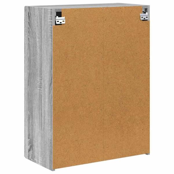TV-Wandschrank Graues Sonoma 59,5 x 31 x 80 cm Holzwerkstoff