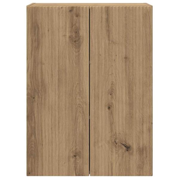 TV-Wandschrank Artisan-Eiche 59,5 x 31 x 80 cm Holzwerkstoff