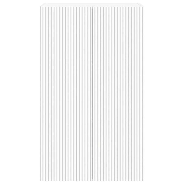 TV-Wandschrank Weiß 59,5 x 31 x 100 cm Holzwerkstoff