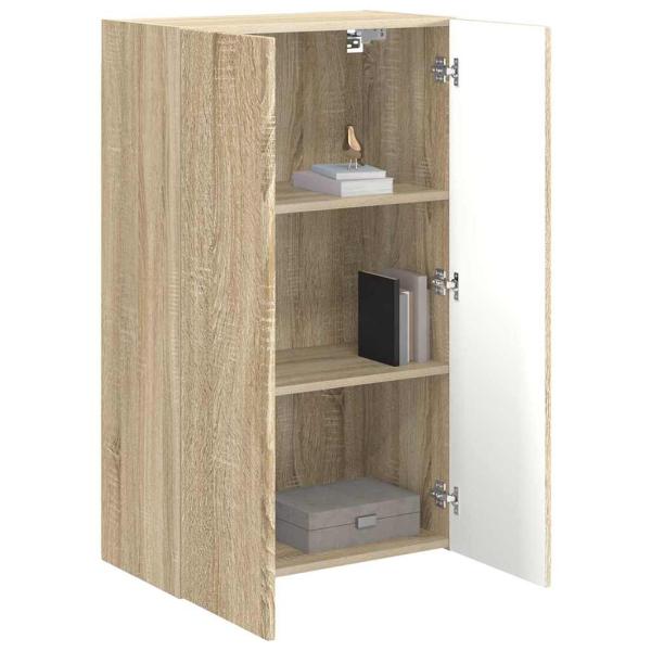 TV-Wandschrank Sonoma-Eiche 59,5 x 31 x 100 cm Holzwerkstoff