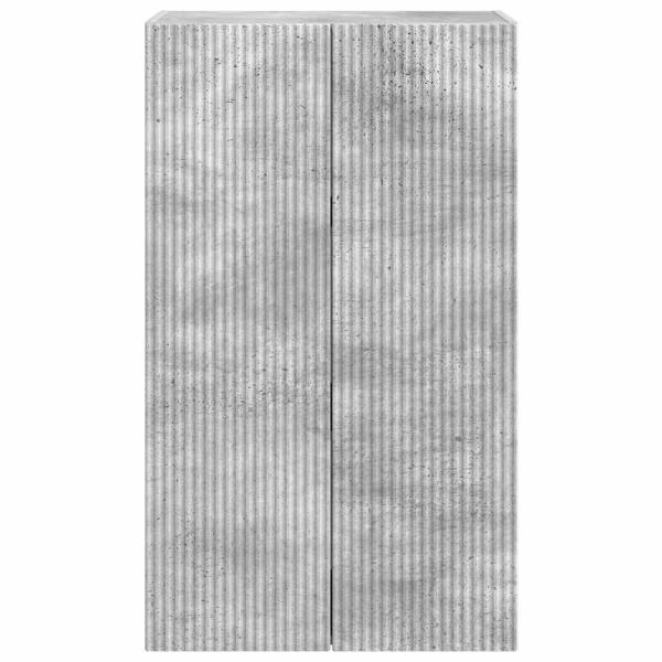 TV-Wandschrank Beton Grau 59,5 x 31 x 100 cm Holzwerkstoff