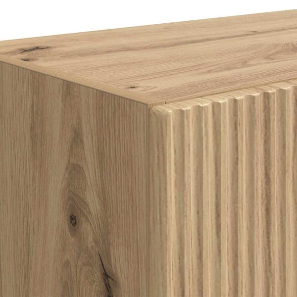 ARDEBO.de - TV-Wandschrank Artisan-Eiche 59,5 x 31 x 100 cm Holzwerkstoff