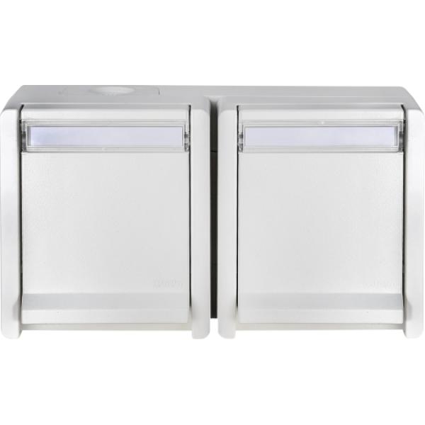 OPUS-RESIST OPUS-Res-Ste.-do.,2-f.,quer,ws IP55