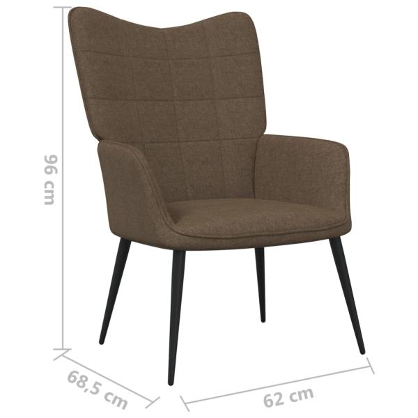 Relaxsessel Braun Stoff