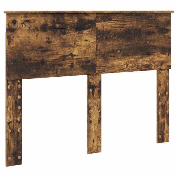 Bettrahmen Geräucherte Eiche 135 x 190 cm Holzwerkstoff