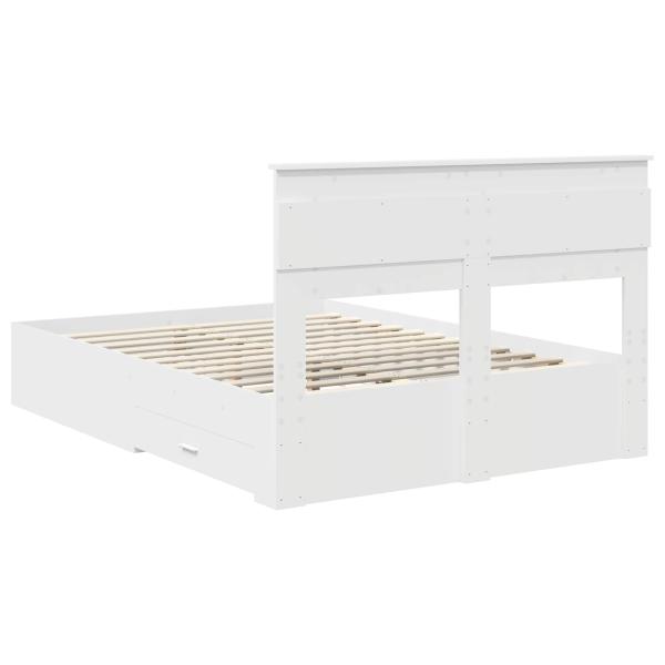 Bettrahmen mit Schubladen mit Kopfteil Holzwerkstoff