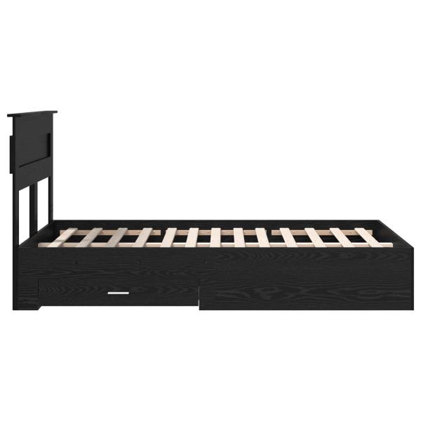 Bettrahmen mit Schubladen mit Kopfteil Holzwerkstoff