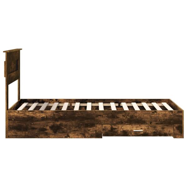 Bettrahmen mit Schubladen mit Kopfteil Holzwerkstoff