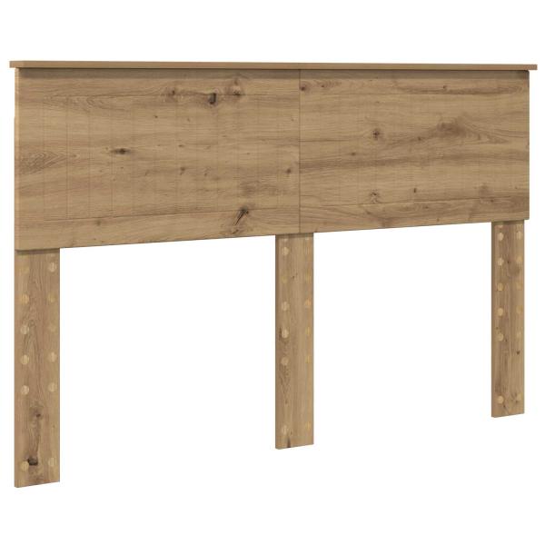 Bettrahmen Artisan-Eiche 140 x 190 cm Holzwerkstoff