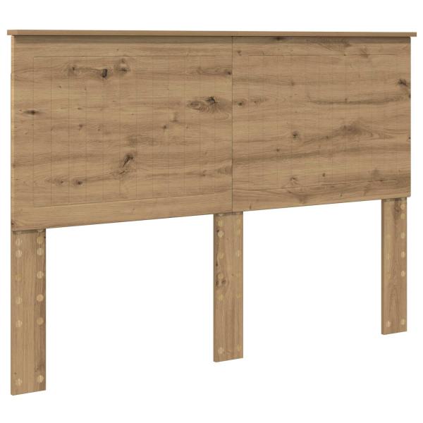 Bettrahmen Artisan-Eiche 140 x 190 cm Holzwerkstoff