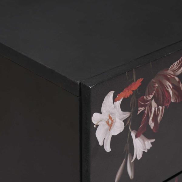 Nachttisch Braun 40 x 33,5 x 46 cm Massivholz Mango