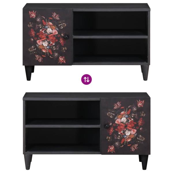 Stauraumschränke Mehrfarbig 80 x 31,5 x 46 cm Massivholz Mango