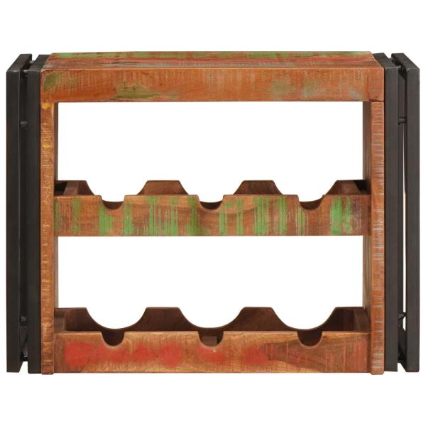 Weinregal Braun 100 x 45 x 33 cm Massives Altholz