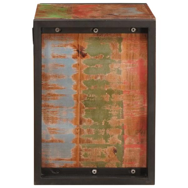 Weinregal Braun 100 x 45 x 33 cm Massives Altholz