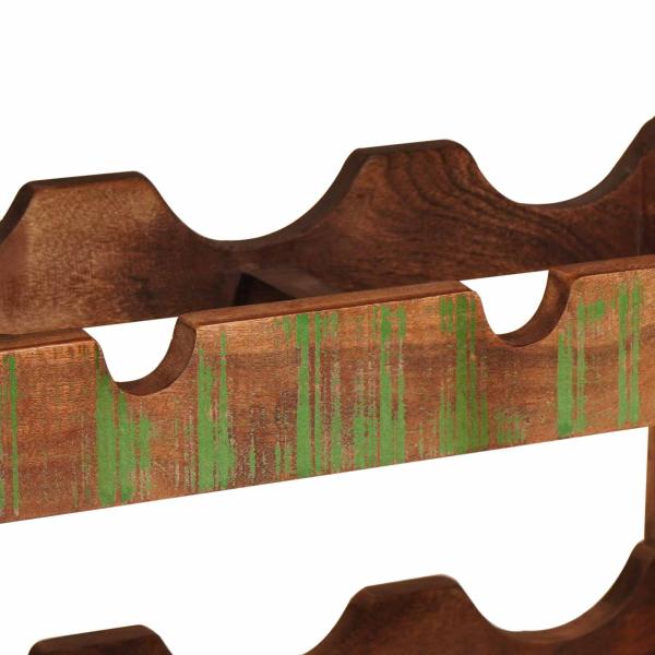 Weinregal Braun 100 x 45 x 33 cm Massives Altholz