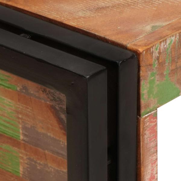 Weinregal Braun 100 x 45 x 33 cm Massives Altholz