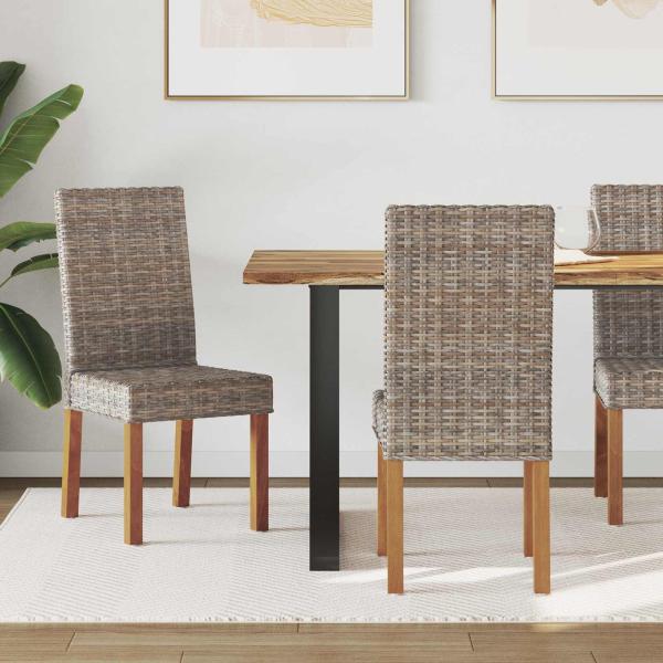 ARDEBO.de - Esszimmerstuhl 2 pcs Kubu Grau 45 x 54 x 93 cm