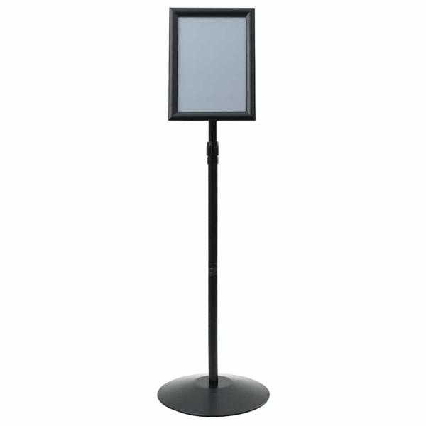 Podest-Posterständer Schwarz A4 Aluminium und PVC