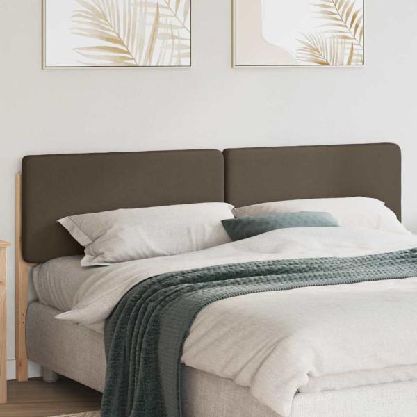 ARDEBO.de - Gepolstertes Kopfteil mit Kopfteil Braun und Taupe 180 cm