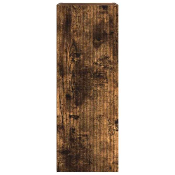 TV-Wandschrank Geräucherte Eiche 30 x 31 x 80 cm Holzwerkstoff
