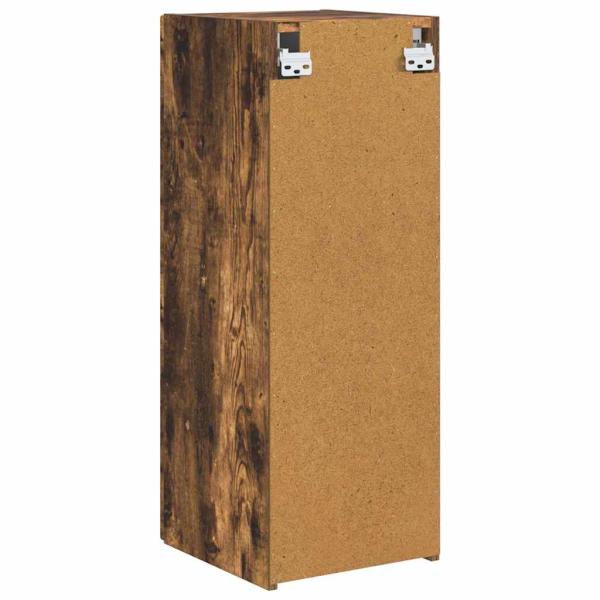 TV-Wandschrank Geräucherte Eiche 30 x 31 x 80 cm Holzwerkstoff