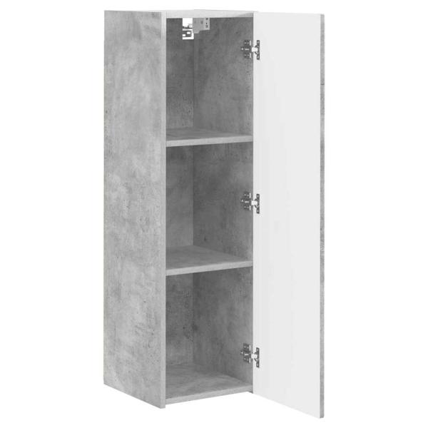 TV-Wandschrank 2 pcs Beton 30 x 31 x 100 cm Holzwerkstoff