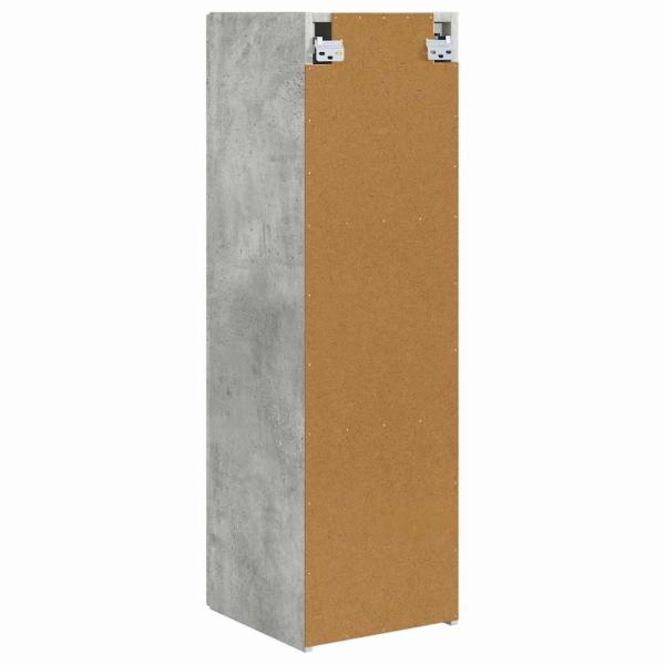 TV-Wandschrank 2 pcs Beton 30 x 31 x 100 cm Holzwerkstoff