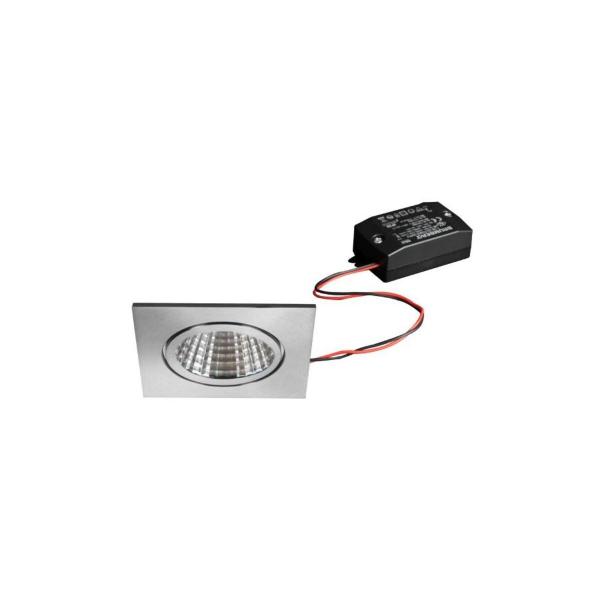 ARDEBO.de Brumberg BB16 LED-Einbaudownlightset V4A IP54 schaltbar, 6W, 680lm, 3000K, edelstahl (38376423)