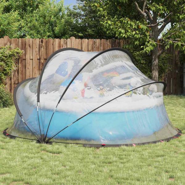ARDEBO.de - Pool-Dome Transparent 336 x 322 x 160 cm PVC