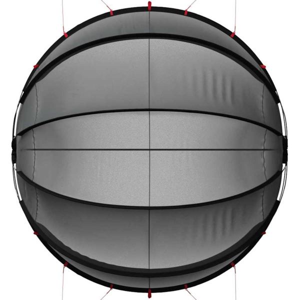 Pool-Dome Schwarz 405 x 405 x 192 cm